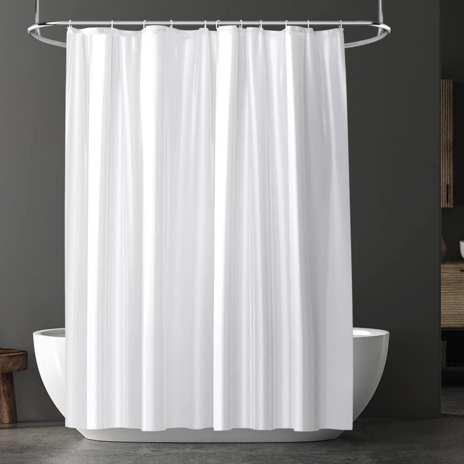 Duschvorhang Anti-Schimmel Wasserdicht PEVA 180x180 cm 12 Haken