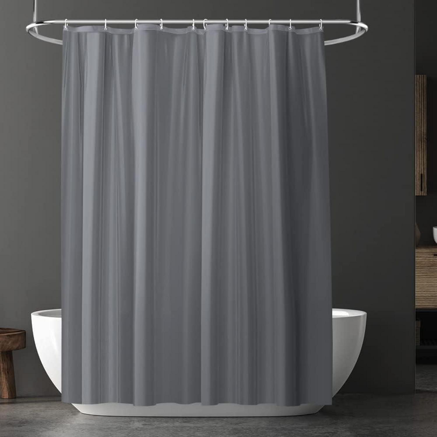 Duschvorhang Anti-Schimmel Wasserdicht PEVA 180x180 cm Grey