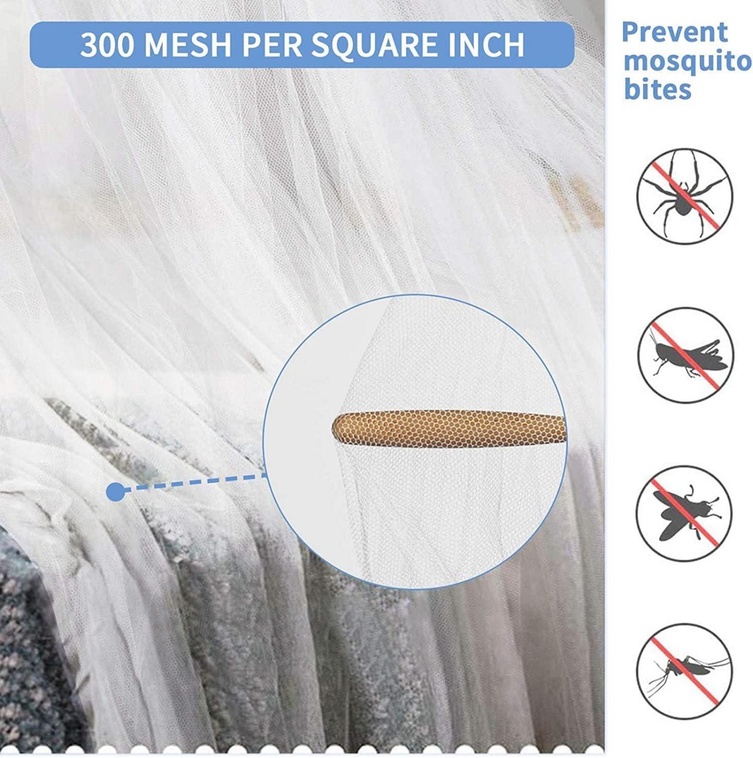 Moskitonetz Betthimmel großes Bett weiß Schutz Reisen inkl Tasche