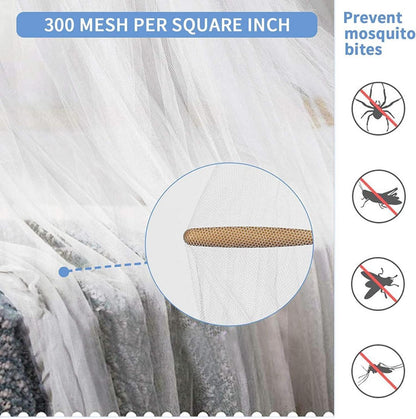 Moskitonetz Betthimmel großes Bett weiß Schutz Reisen inkl Tasche