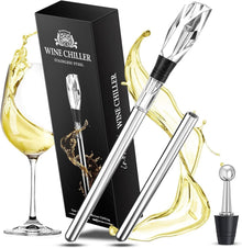 Weinkühlstab Set mit Ausgießer und Kühlstäben für Weinliebhaber