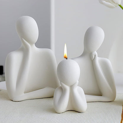 3er Set Kerzenformen Silikon – Gießformen für Duftkerzen & mehr
