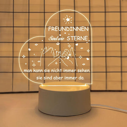 LED Nachtlicht Geschenk Freundin Geburtstag Weihnachten