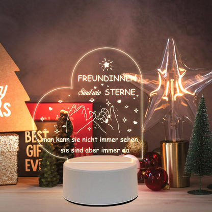 LED Nachtlicht Geschenk Freundin Weihnachten Geburtstagsgeschenke