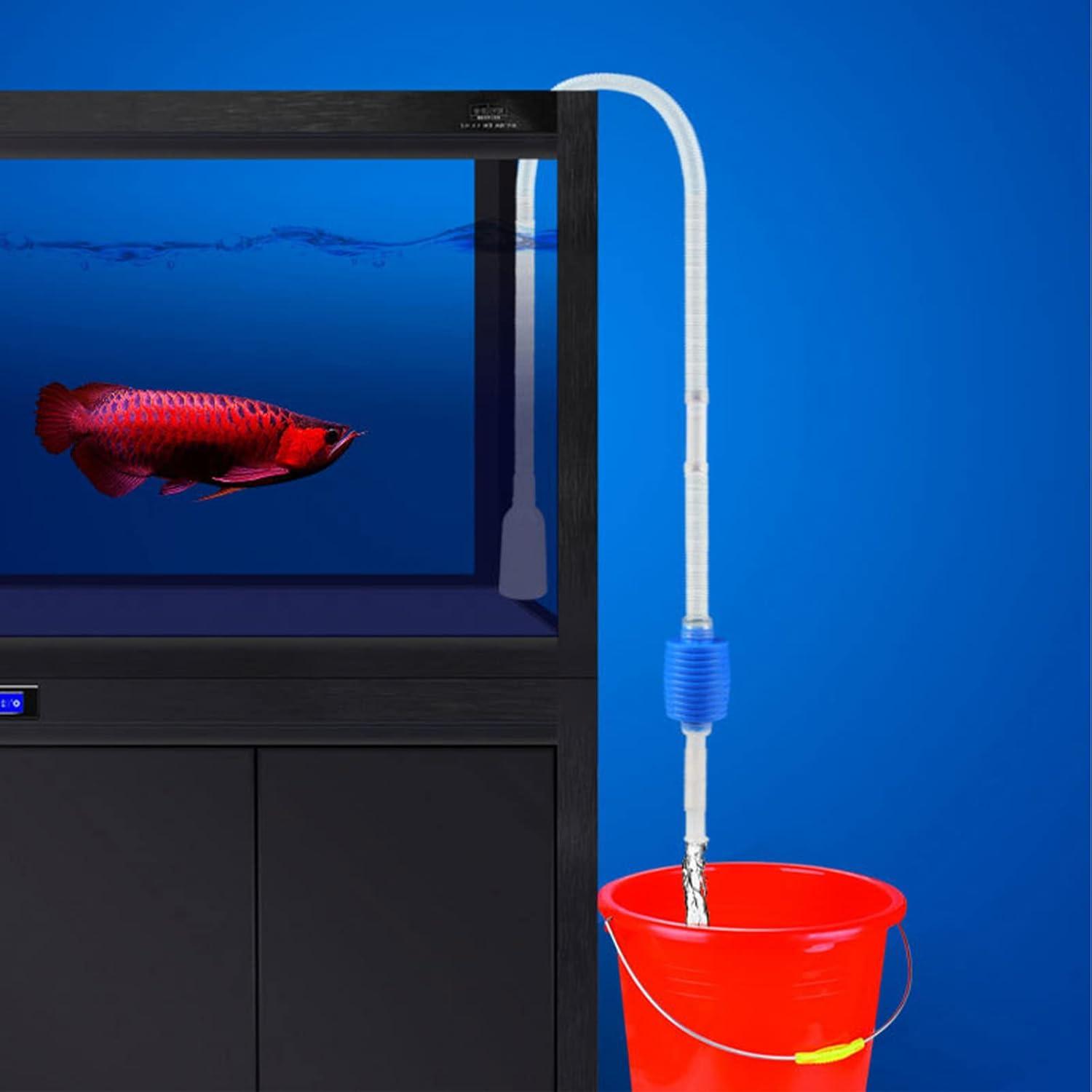 Aquarium Reinigungsset Mulmsauger Zubehör 3-in-1 Set Aquariumbürste