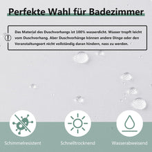 Duschvorhang Anti-Schimmel 240x200 cm PVC Textil