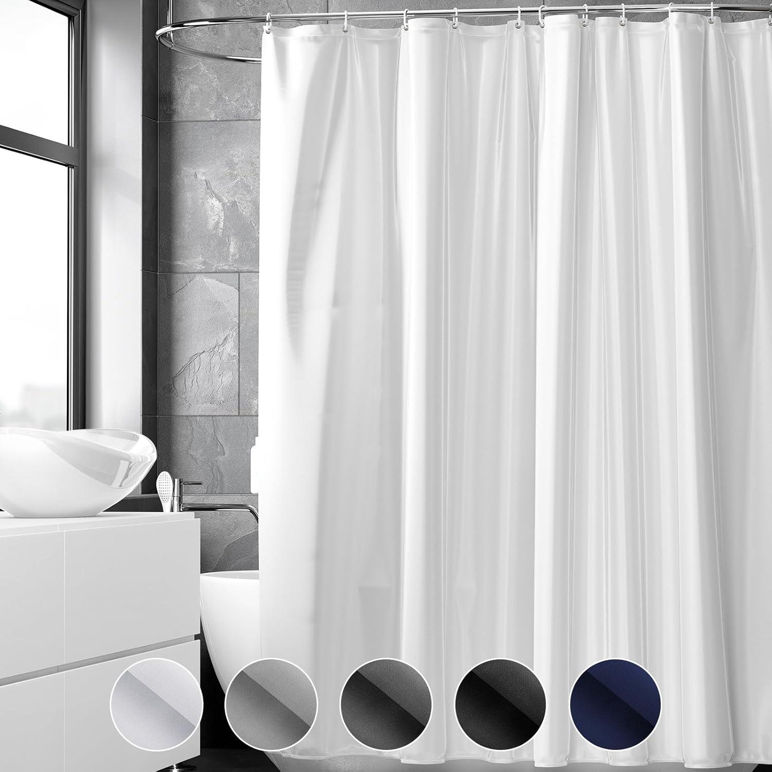 Duschvorhang Anti-Schimmel 180x200 cm PVC Antibakteriell