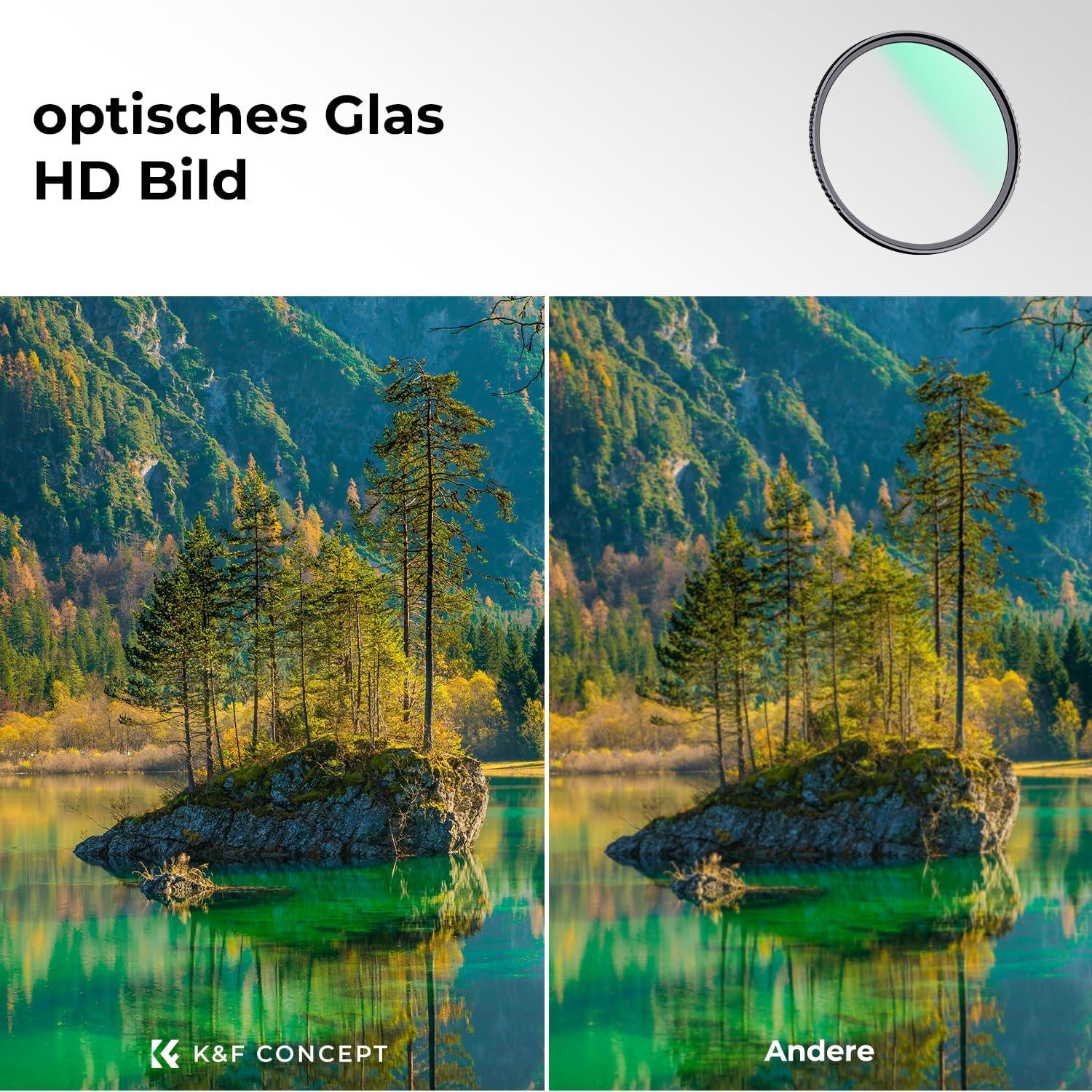 K&F Concept 39MM MCUV Pro Ultraviolett-Filter 18-Schicht UV-Filter 39MM