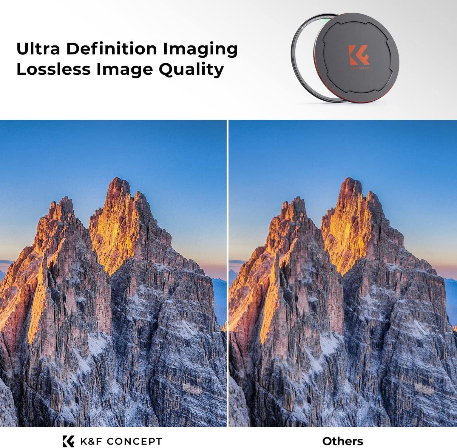 67MM Magnetischer MCUV Filter mit Objektivdeckel Ultraviolett-Filter