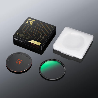 K&F Concept X-Serie 62MM Magnetischer MCUV Filter mit Objektivdeckel und Schutzfilter