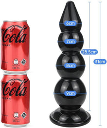 Riesen Buttplug Analkugeln Saugnapf Analkette Dilatator