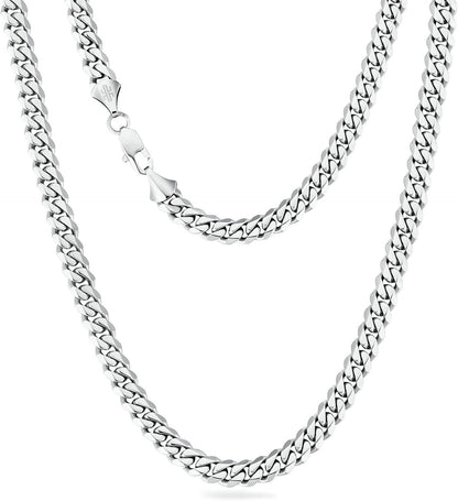 Goldkette Herren 8mm Panzerkette Diamantschliff 61cm