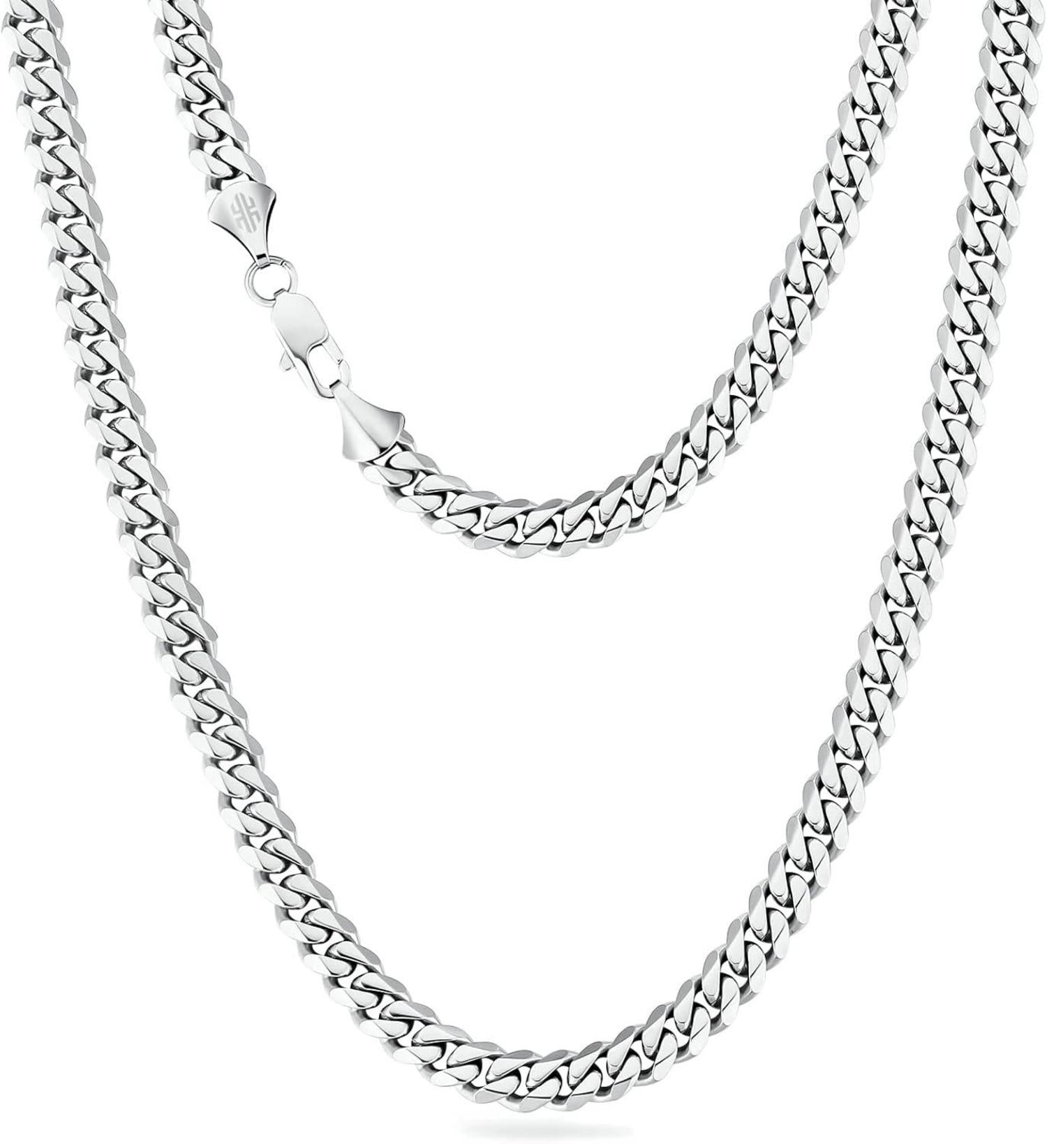 Goldkette Herren 8mm Panzerkette Diamantschliff 61cm