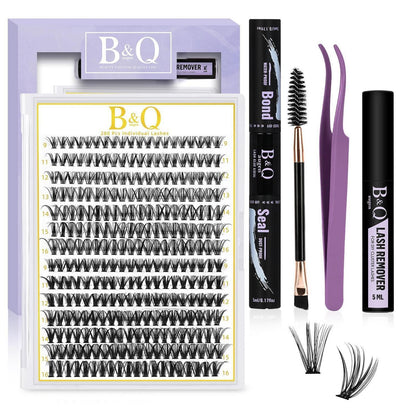 Wimpern-Set 280pcs Cluster Wispy 30D+40D für Volumen-Look