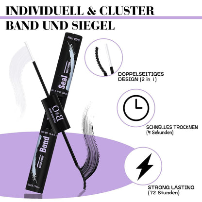 Wimpern-Set 280pcs Cluster Wispy 30D+40D für Volumen-Look