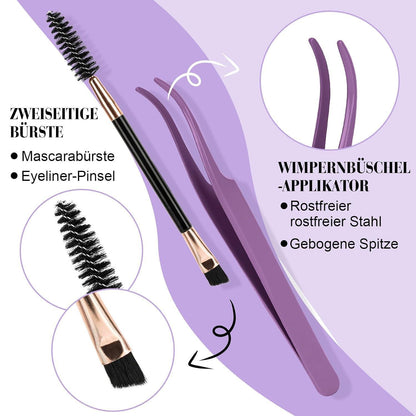 Wimpern-Set 280pcs Cluster Wispy 30D+40D für Volumen-Look