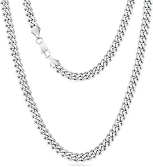 Edelstahl Panzerkette mit Diamantschliff, vergoldet, Cuban Chain