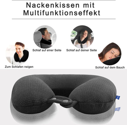 Cooling Memory Foam Reisekissen Camping Auto Schlafkissen mit Partikel