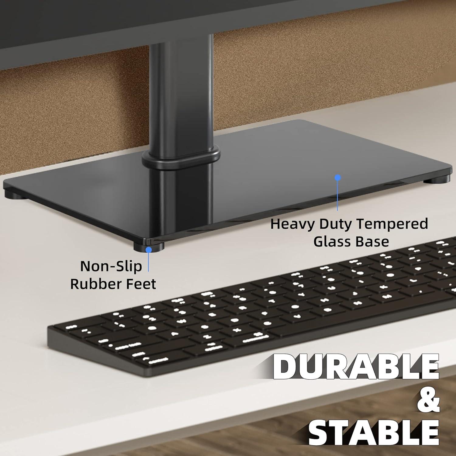 Universal TV Standfuss Monitor Ständer 17-43 Zoll höhenverstellbar stark VESA