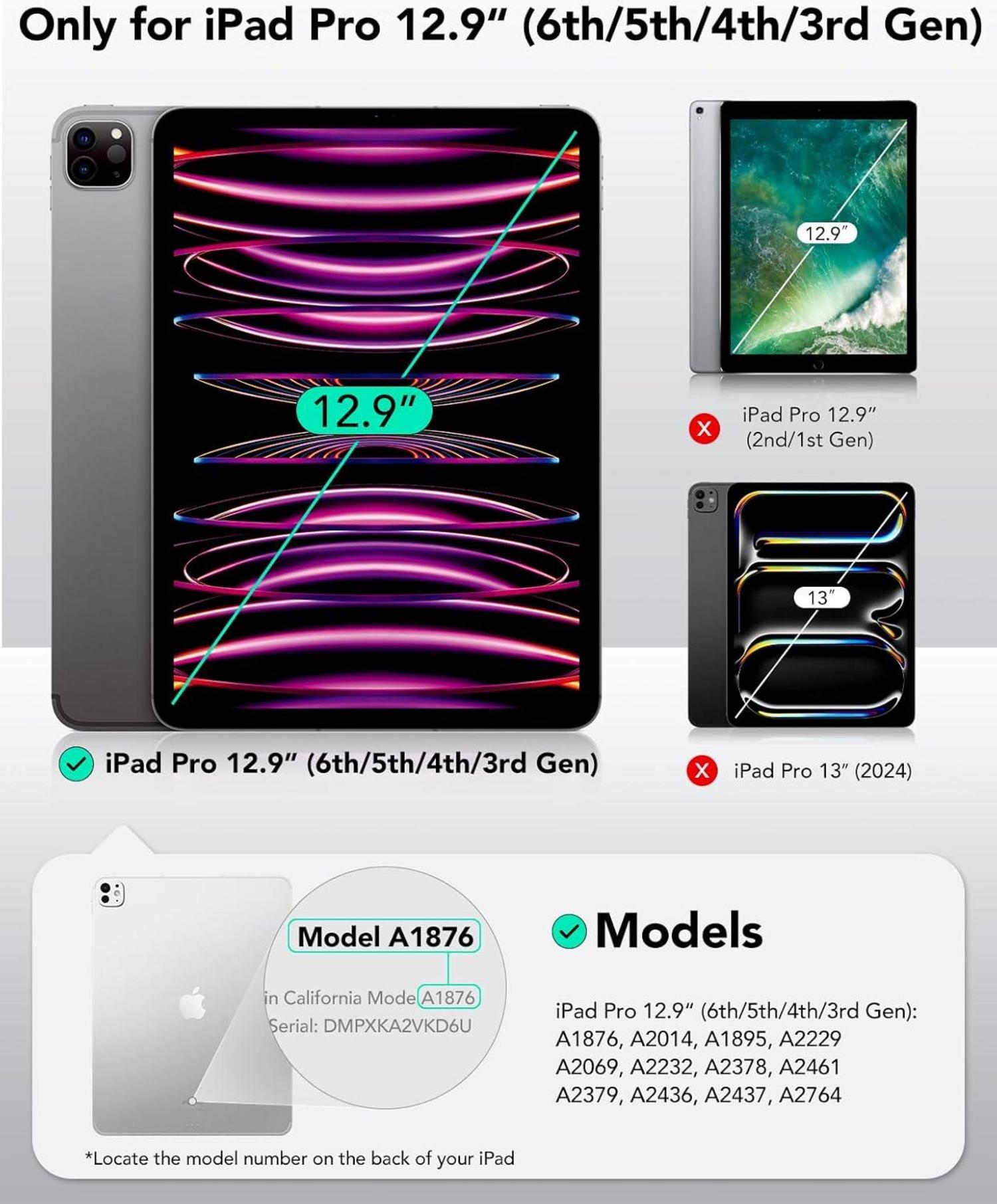 ESR Paper-Feel Magnet Schutzfolie iPad Pro 12.9