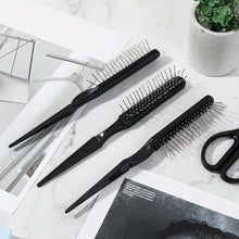 3er Set Schwarz Styler Perückenhaarbürsten für synthetische