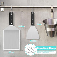 HaWare Edelstahl Grillspachtel Set für Smash Burger - 2er