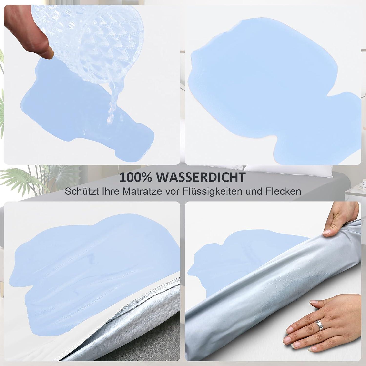 Wasserdichter Matratzenschoner Spannbettlaken 90x200cm