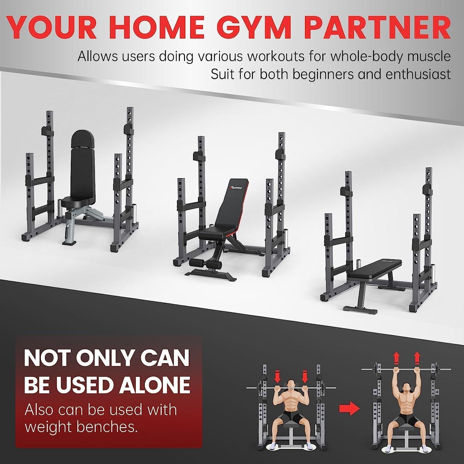 SR30 Squat Rack Hantelständer, Max. 800 KG, Höhenverstellbar