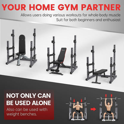 SR30 Squat Rack Hantelständer, Max. 800 KG, Höhenverstellbar