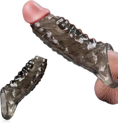 Penishülle mit Vaginalmassage und Eichelring
