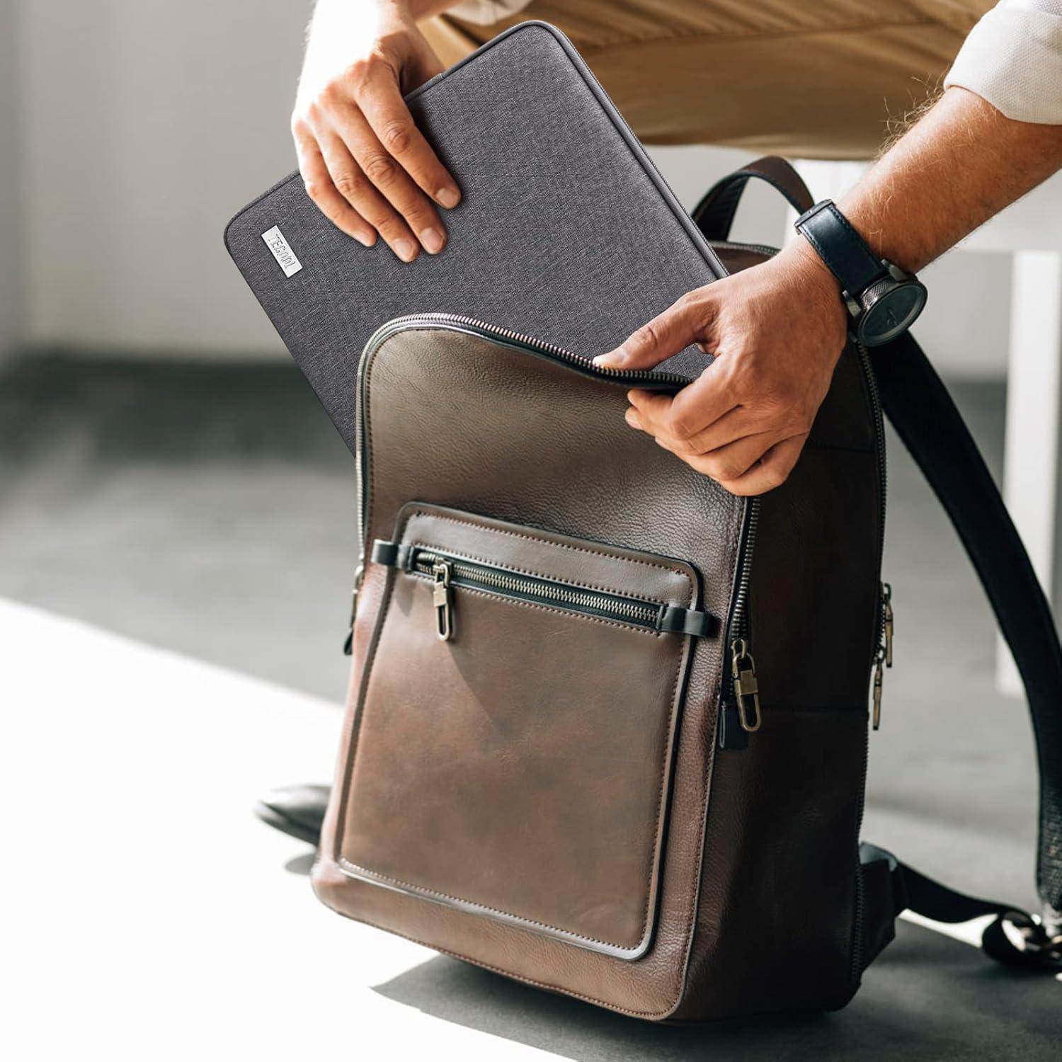 TECOOL Laptoptasche 16 Zoll MacBook Pro Lenovo Dell HP ASUS Wasserdicht