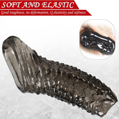 Penishülle mit Vaginalmassage und Penisring für Männer