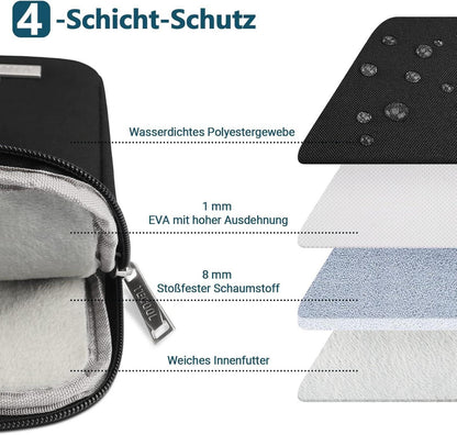 Laptoptasche 16 Zoll MacBook Pro Lenovo Dell HP ASUS Schwarz