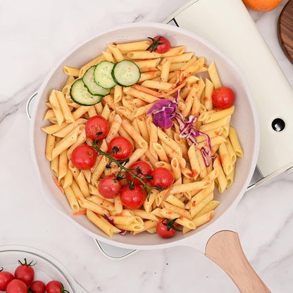 Bratpfanne Induktion 28 cm Antihaftbeschichtung Granitpfanne