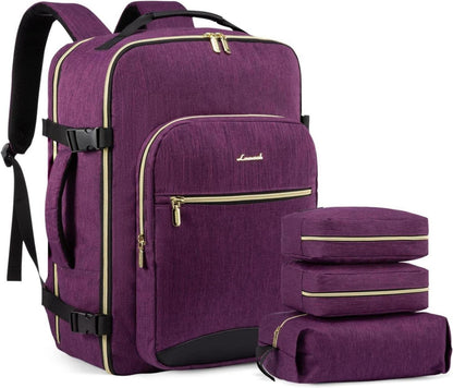 Handgepäck Rucksack 40L Groß Reiserucksack Damen Kofferrucksack