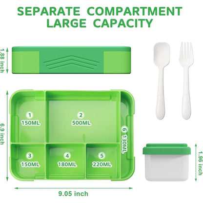 Lunchbox mit Fächern für
