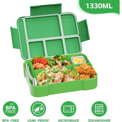 Lunchbox mit Fächern für