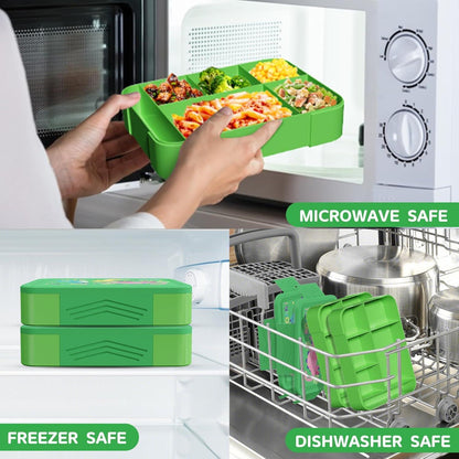 Lunchbox mit Fächern für