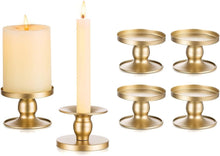 Kerzenhalter Set Gold Metall Stabkerzen Vintage für Hochzeit