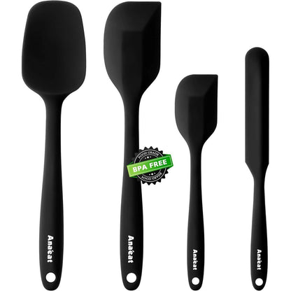 Silikon Spatel Set 4er-Pack – Hitzebeständig & Antihaft
