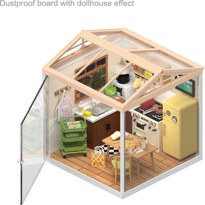 Rolife Super World Miniaturhaus Bausatz mit Möbeln und Zubehör