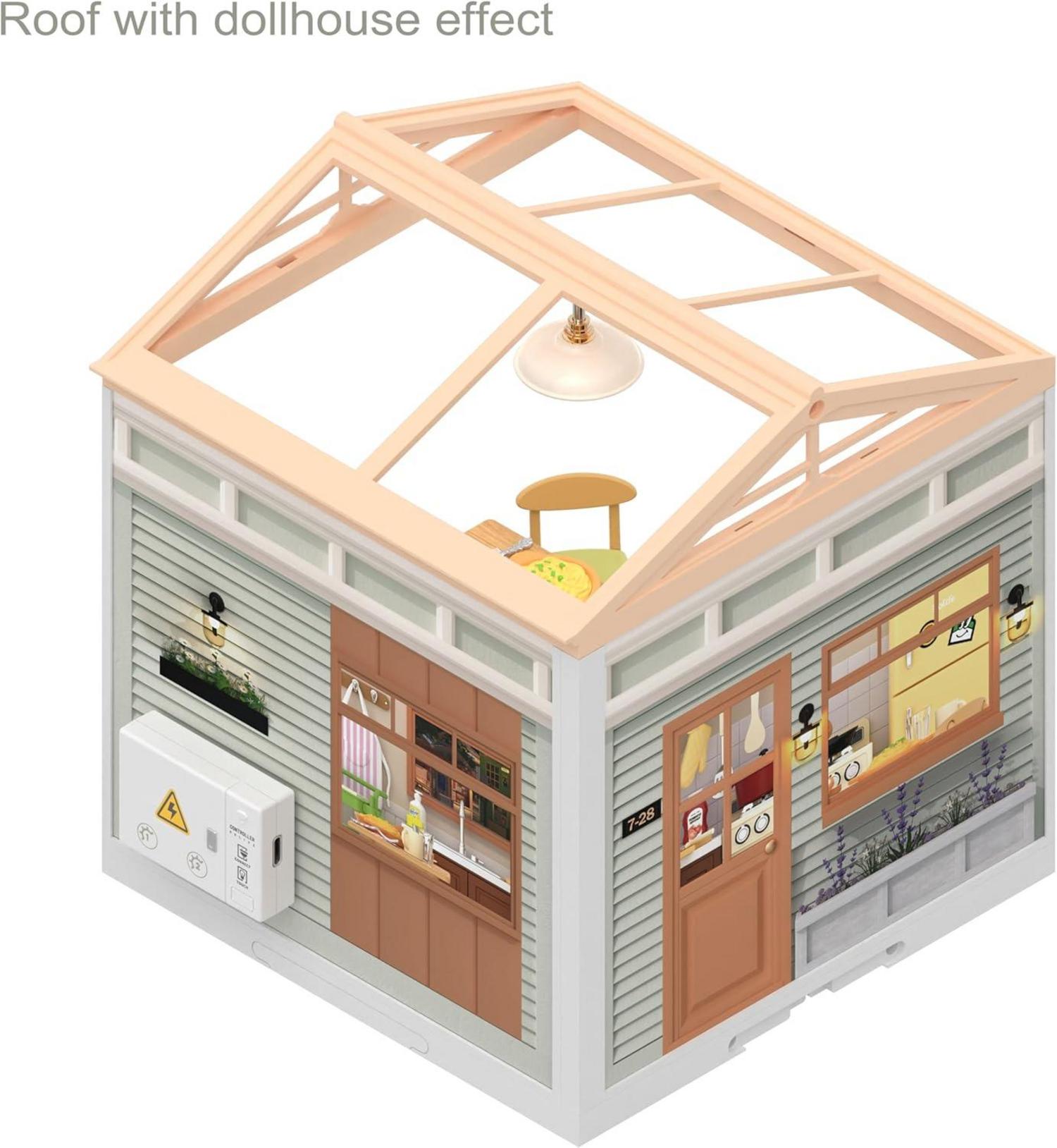 Rolife Miniaturhaus Bausätze Super World Puppenhaus Möbel