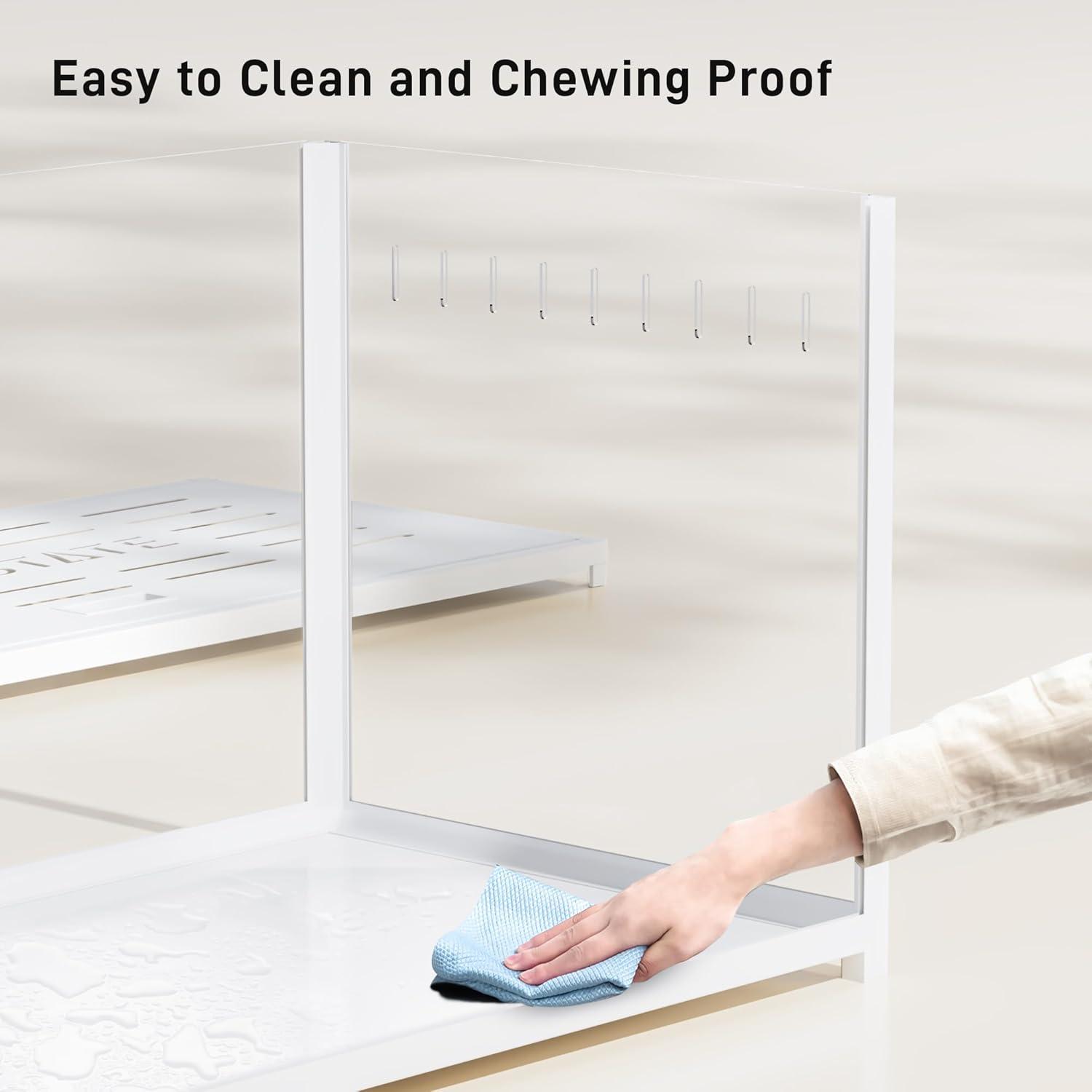 BUCATSTATE Hamsterkäfig Metall 2,0 Zwerghamster Meerschweinchen 100x50x52,5cm