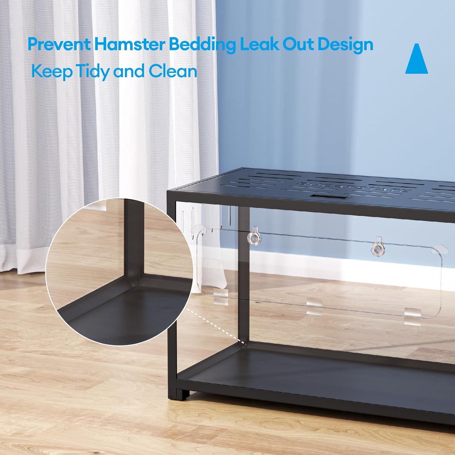 Metall Hamster Käfig - Stapelbar, Kauschutz, 80x44,7x50,6cm