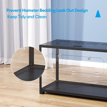 Metall Hamster Käfig - Stapelbar, Kauschutz, 80x44,7x50,6cm