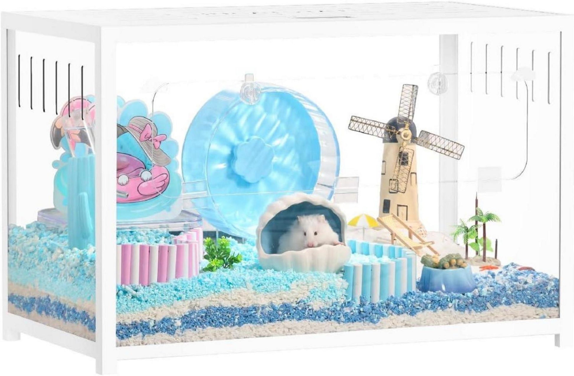 Hamsterkäfig Metall 2,0 Zwerghamster Reptilien 39,8G