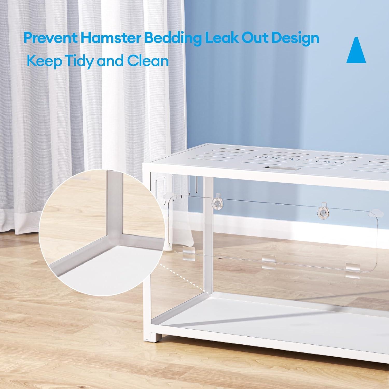 Hamsterkäfig Metall 2.0 Groß stapelbar tiefe Höhle 80x44,7x50,6cm