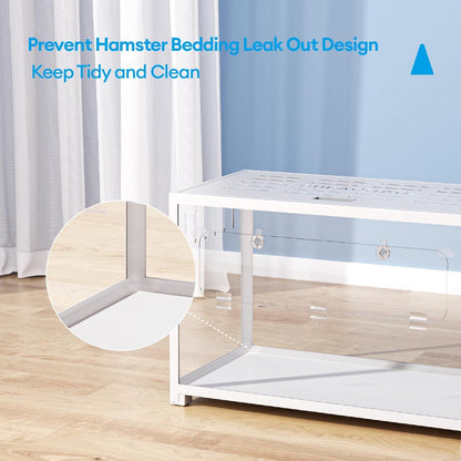 Hamsterkäfig Metall 2.0 Groß stapelbar tiefe Höhle 80x44,7x50,6cm