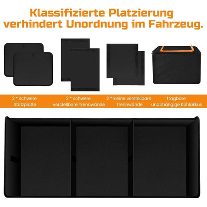 Auto Kofferraum Organizer 88L & Kühltasche 22L, 7