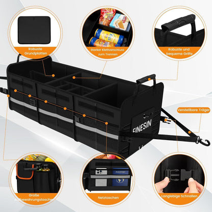 Auto Kofferraum Organizer 88L & Kühltasche 22L, 7